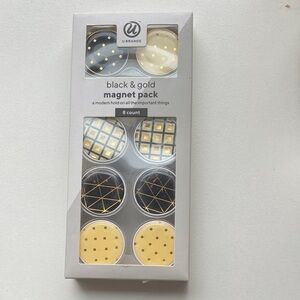 U Brands Black & Gold Magnet Pack